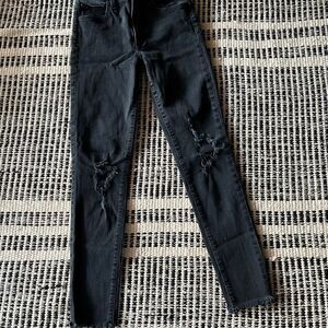 Joe’s Size 26 black distressed jeans skinny jeans the Charlie jeans
